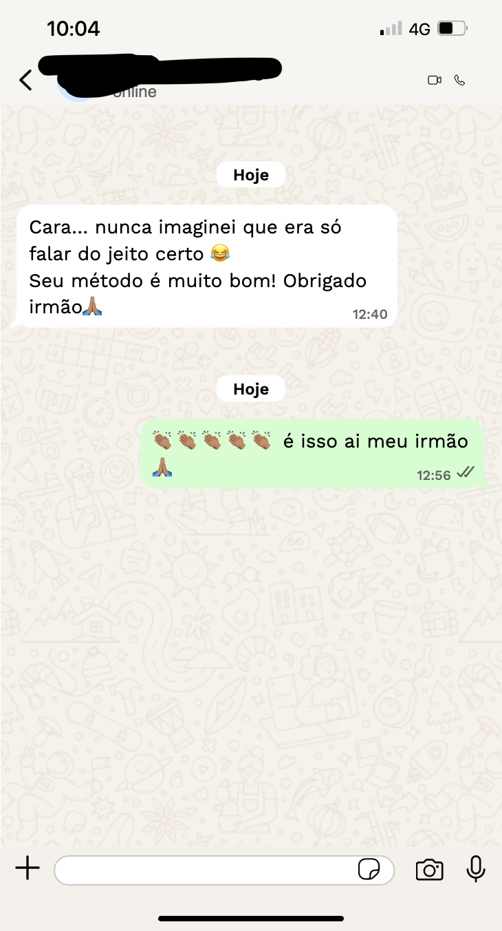 Depoimento de aluno 1