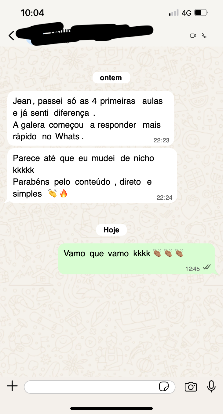 Depoimento de aluno 3